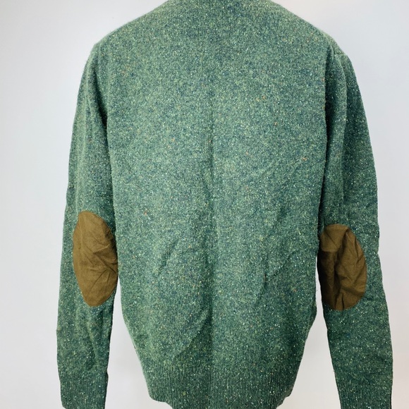 J Crew Crewneck Sweater Mens Large Green Pullover - Picture 2 of 11